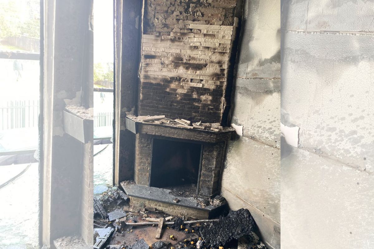 Criança salva coelho de estimação de incêncio em Canoinhas - Divulgação/CBMSC/ND