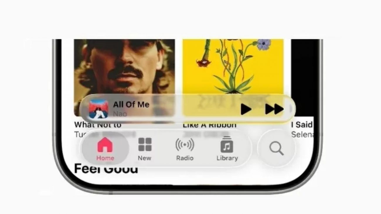A nova interface do Apple Music