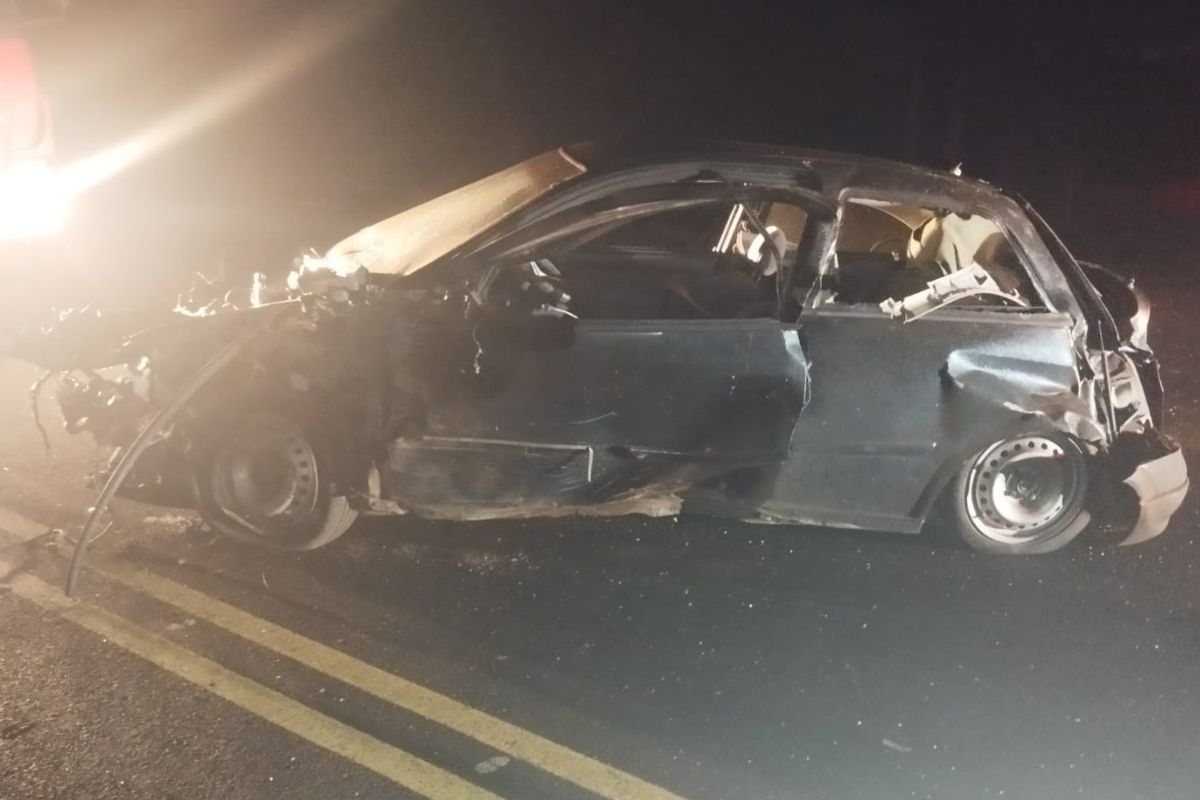 Dois jovens morreram após grave acidente em Palmitos 