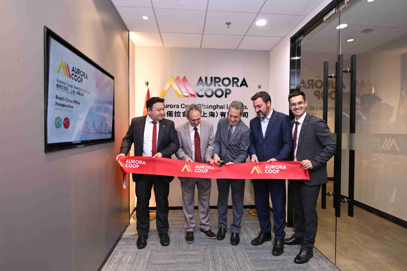 Aurora Coop desembarca em Xangai e inaugura primeira unidade no exterior