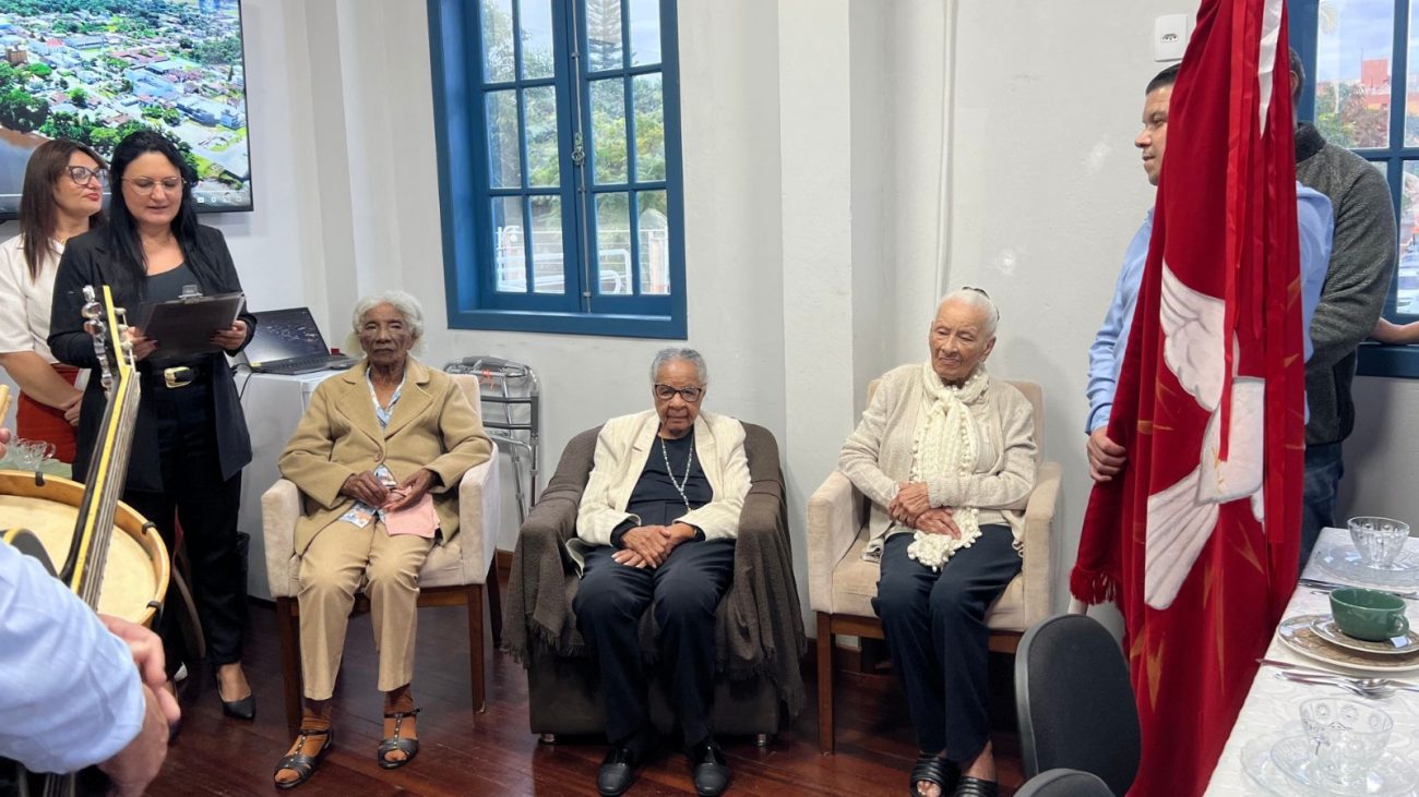 Amigas centenárias se reencontram em Araquari 