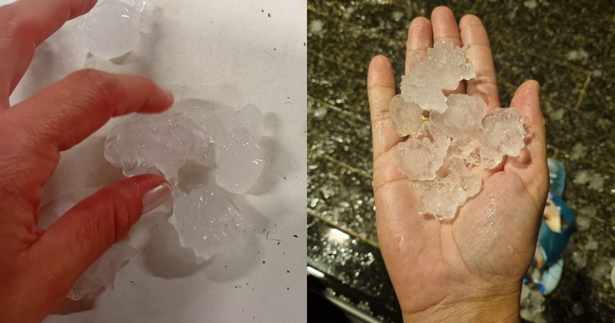 Chuva de granizo atinge cidades e causa destruição em casas do Planalto Norte de SC