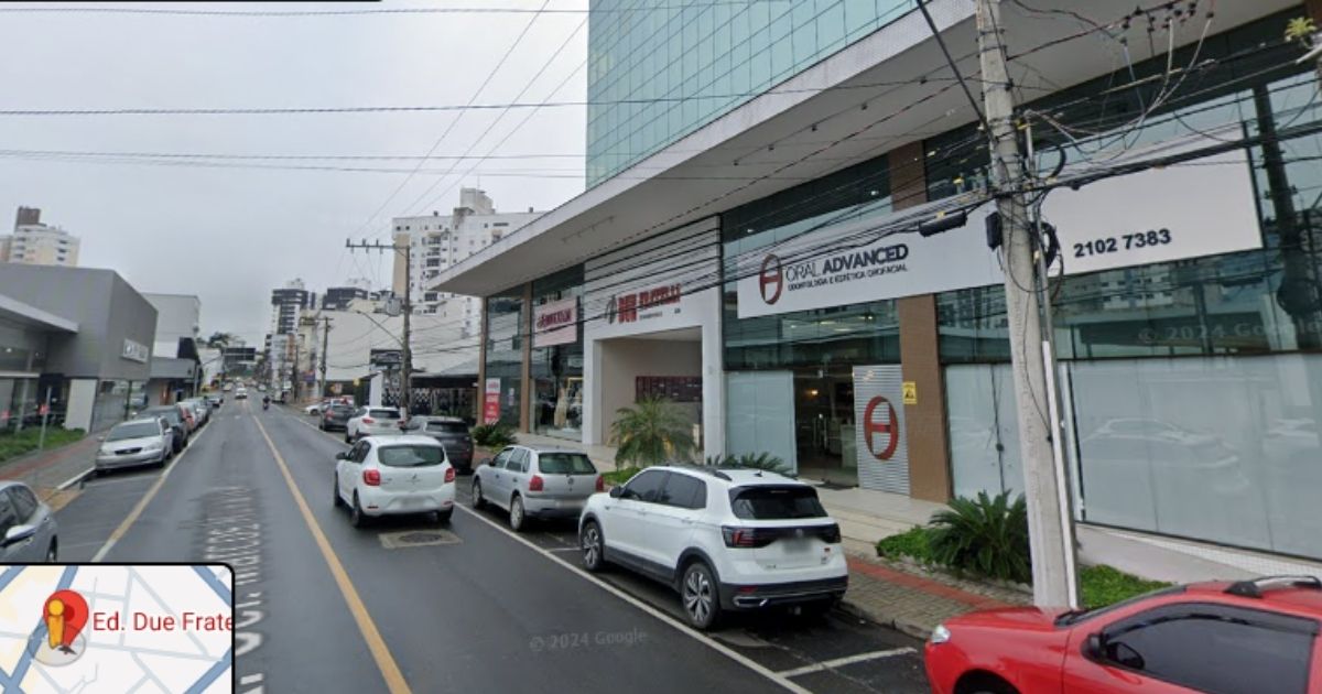 Edifício Due Fratelli, situado na rua Coronel Marcos Rovaris, no Centro