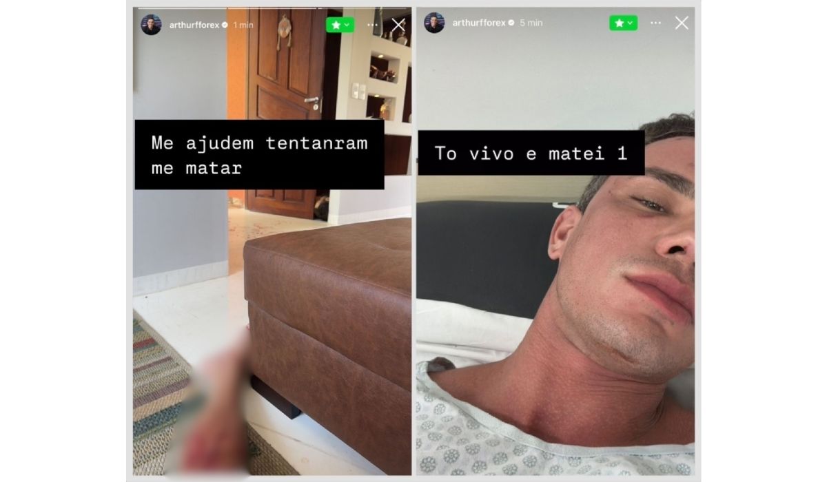 Arthur confessou o assassinato em publicação nas redes sociais 