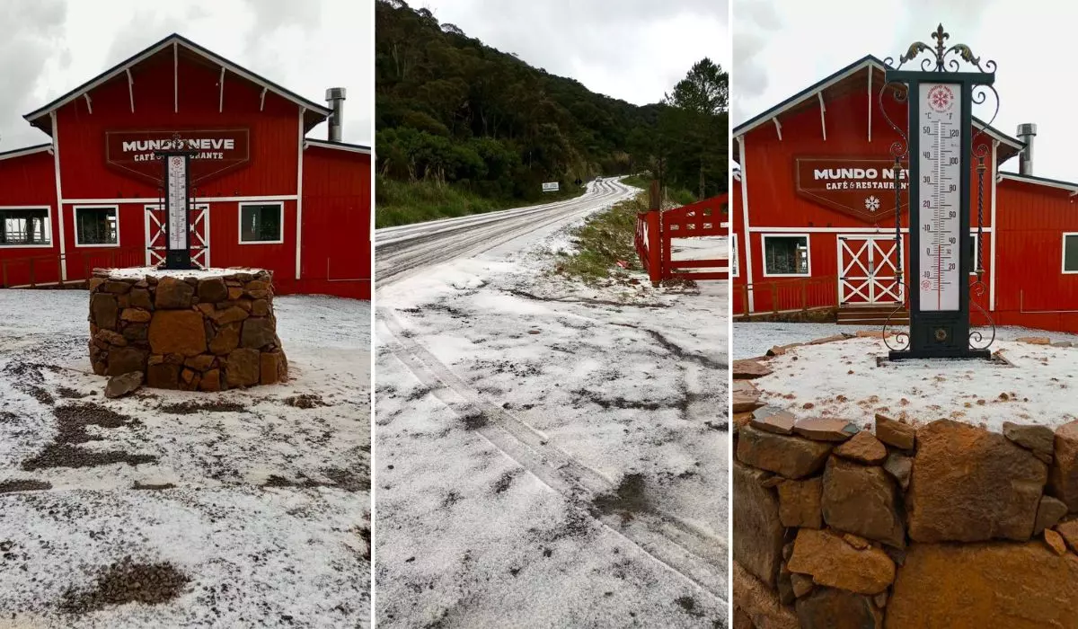 Granizo em Urubici