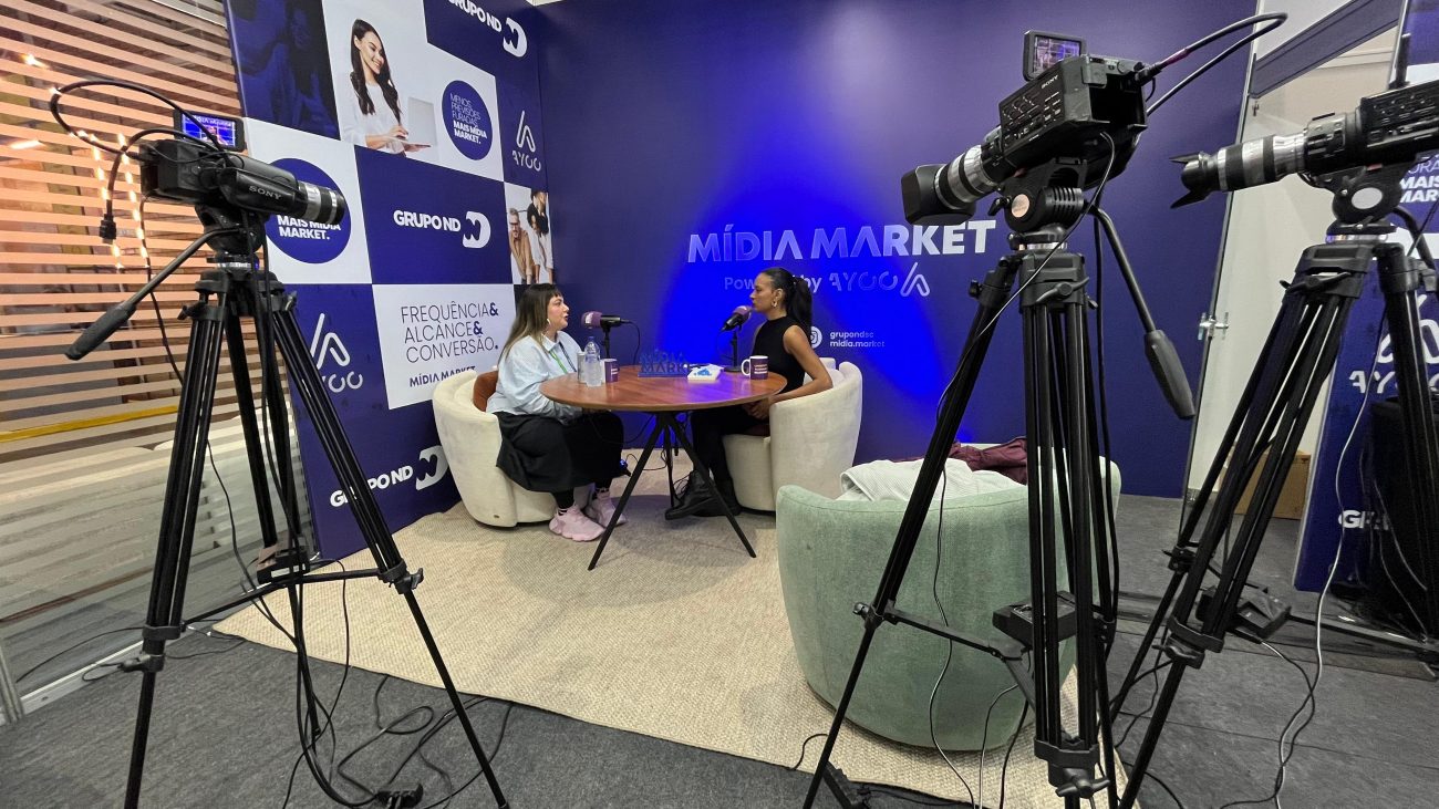 Est&uacute;dio do M&iacute;dia Market na Gramado Summit – Foto: Divulga&ccedil;&atilde;o/ND