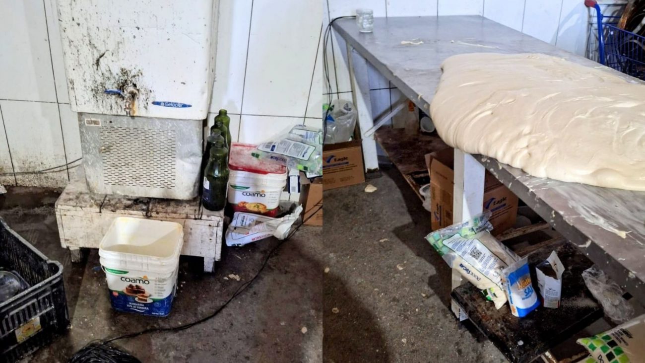 Todos os alimentos da fábrica tiveram que ser apreendidos e inutilizados.   - Divulgação Prefeitura de Camboriú/ND