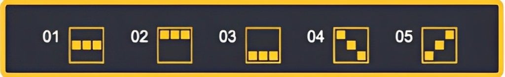 Imagem das linhas de pagamento do Fortune Mouse