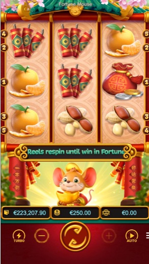 Imagem dos símbolos do Fortune Mouse