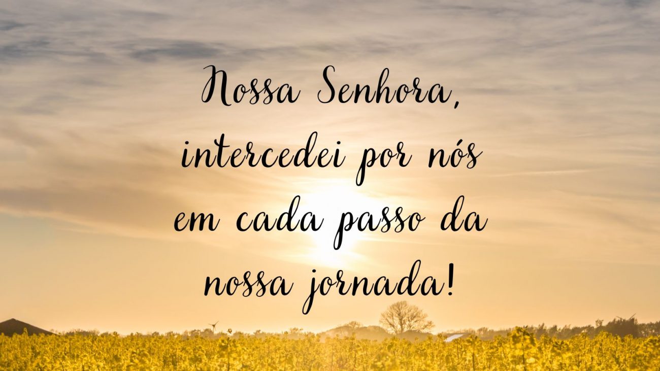 Frases para Nossa Senhora. - Canva/ND