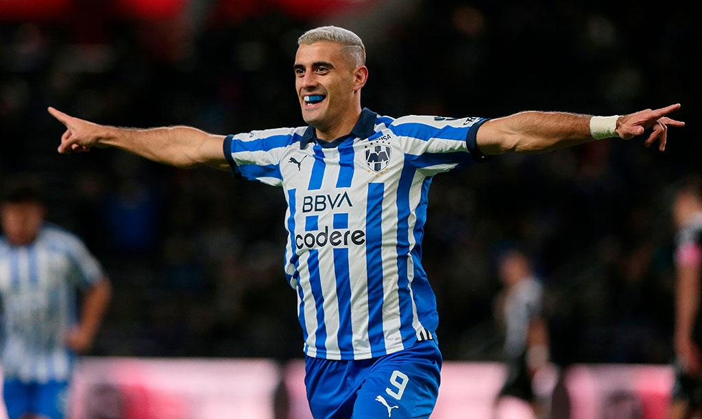 Germán Berterame, que é um dos destaques do Monterrey