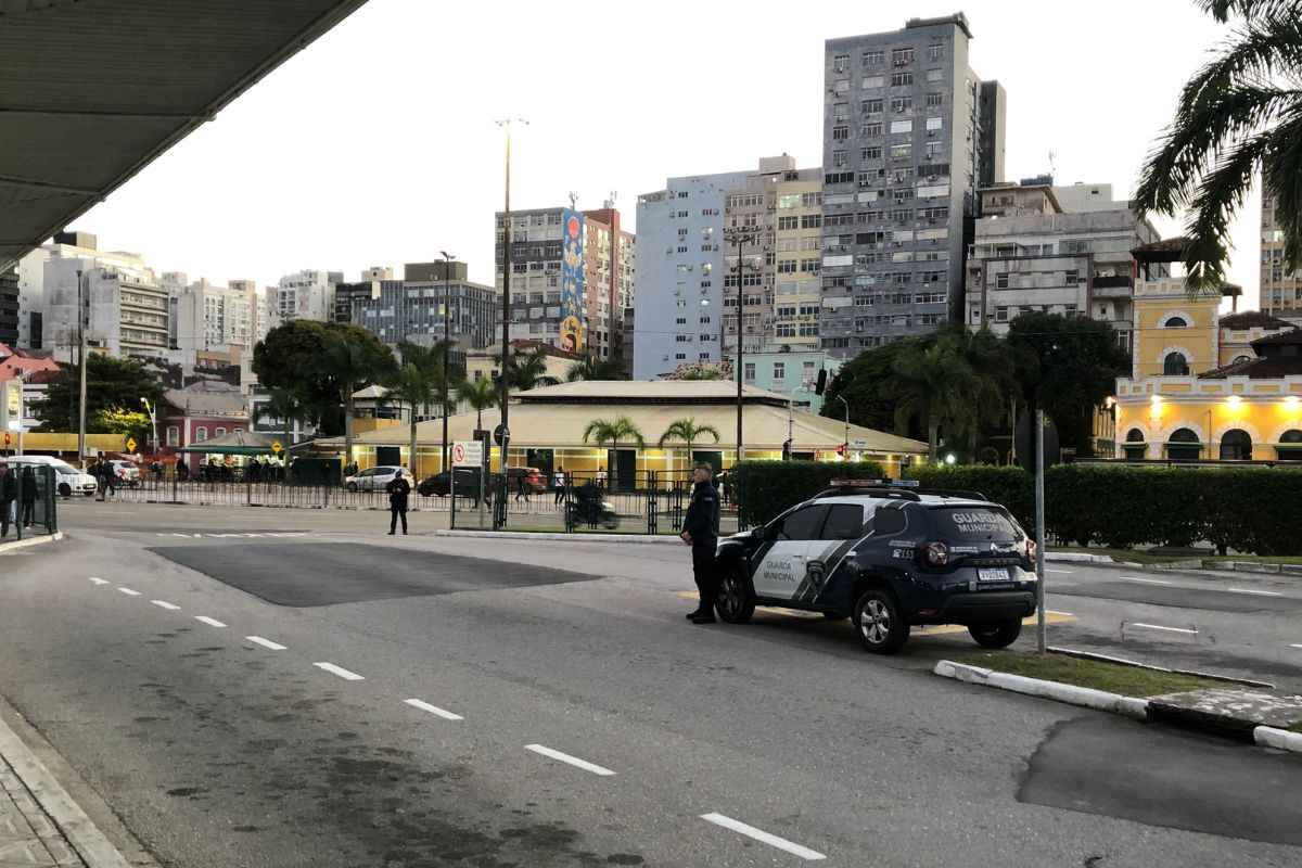 Prefeitura informou que a GMF (Guarda Municipal de Florianópolis) atua para garantir o direito de ir e vir da população - Gabrielle Tavares/ND
