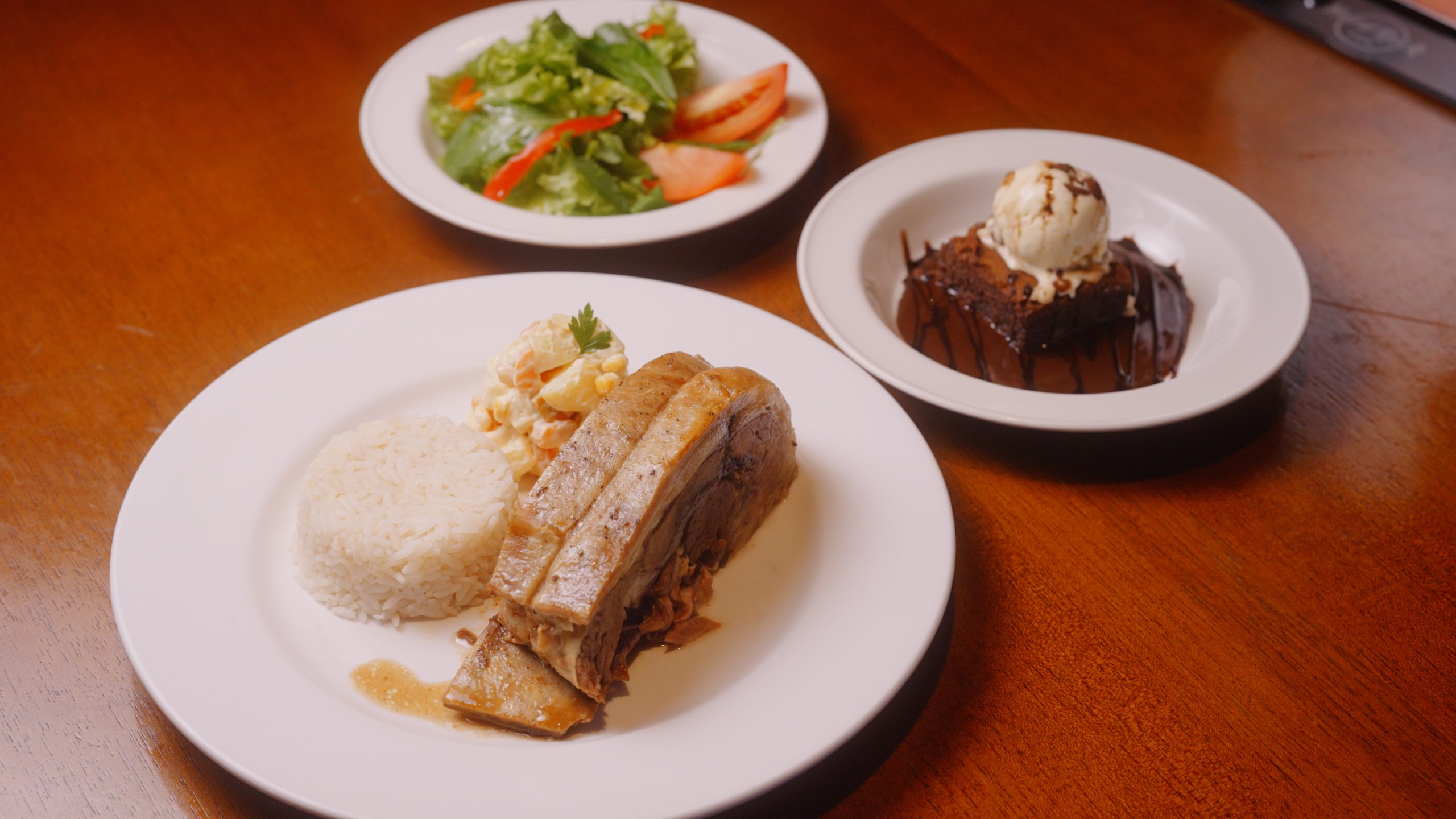 Prato do restaurante - Hard Rock