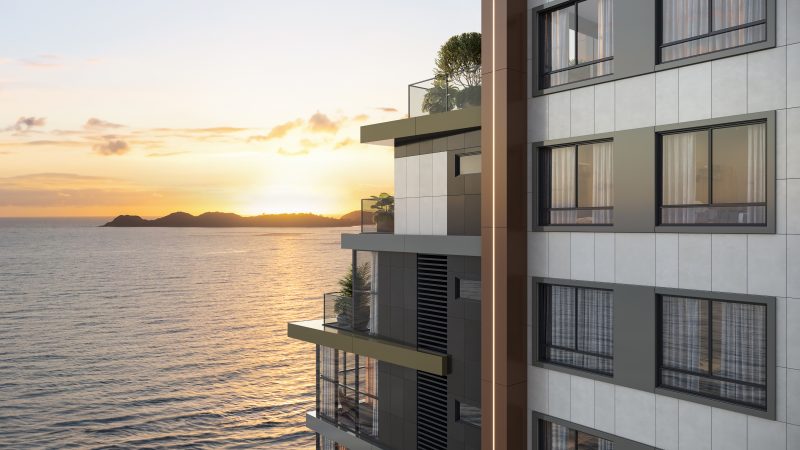 Apartamentos terão vista para o mar - Divulgação/ND
