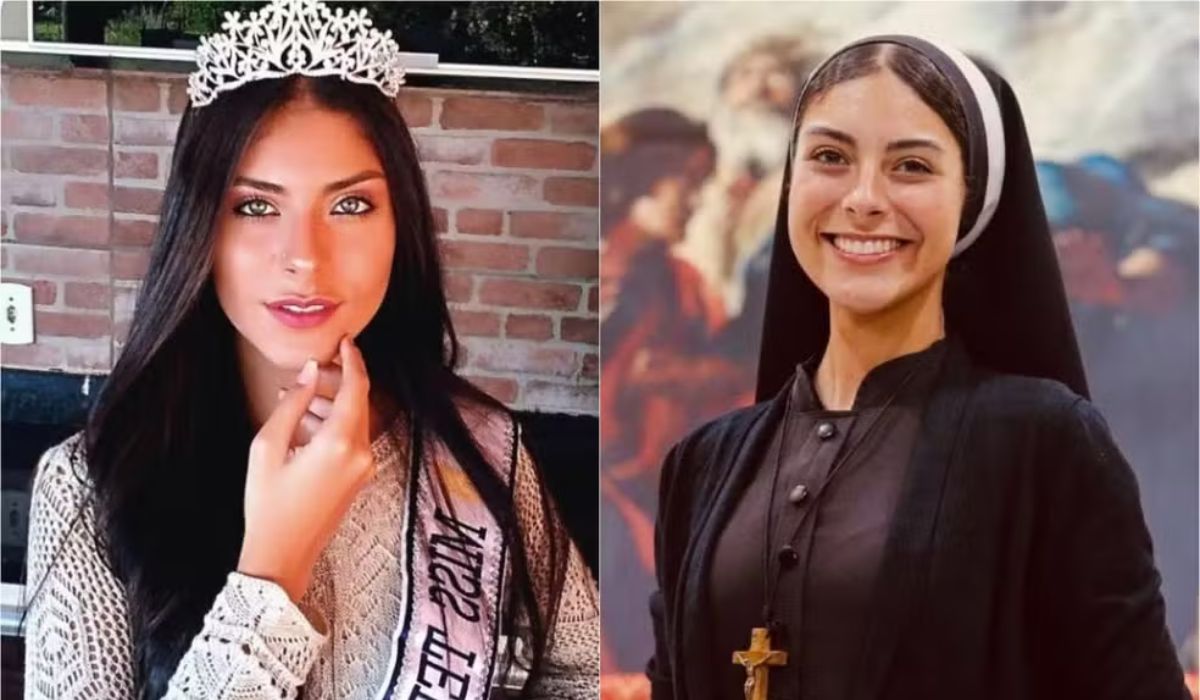 Kamila Cardoso, conhecida como irmã Eva, ganhou fama após vídeo vendendo terços viralizar nas redes sociais