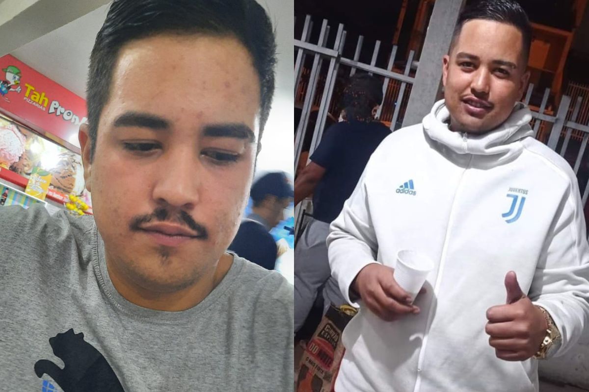 Duas fotos de João Vitor Ribeiro o jovem encontrado morto em SC