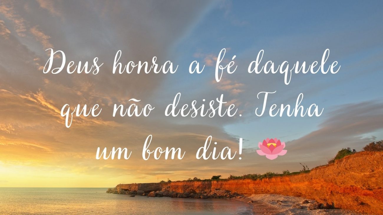 Mensagem de bom dia com esperança. - Canva/ND