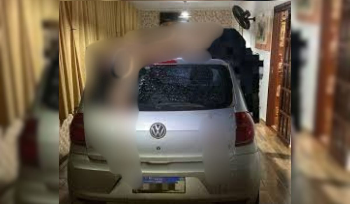 Corpo fica pendurado em carro por 30 minutos após acidente no RS