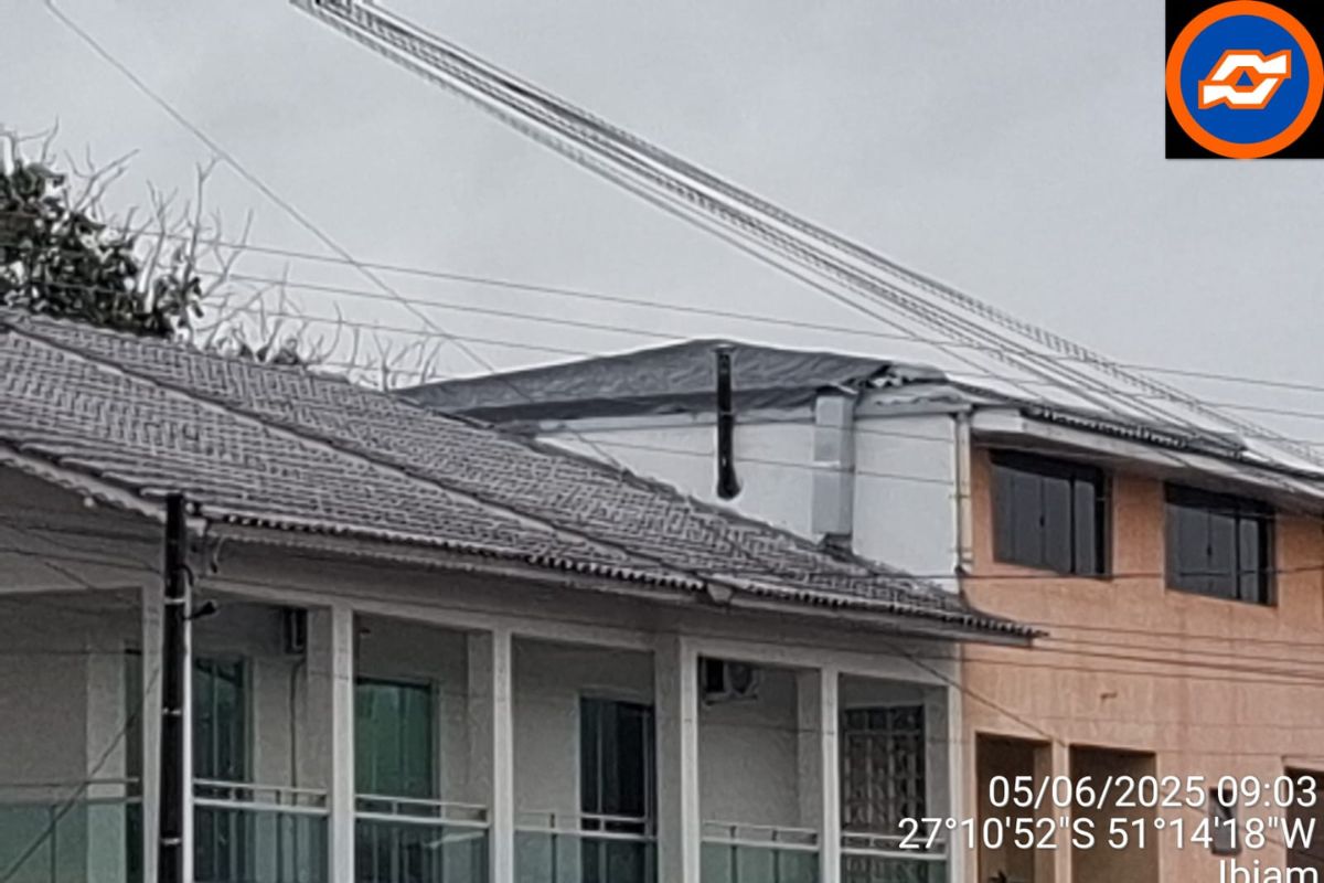 Municípios de SC decretam situação de emergência após granizo e vendavais - Divulgação/Defesa Civil/ND