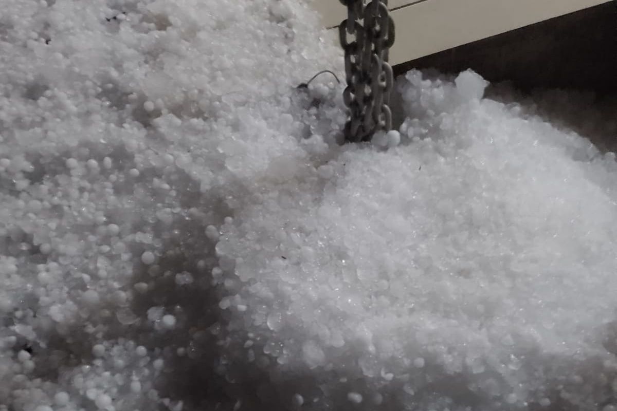 Municípios de SC decretam situação de emergência após granizo e vendavais - Divulgação/Internet/ND