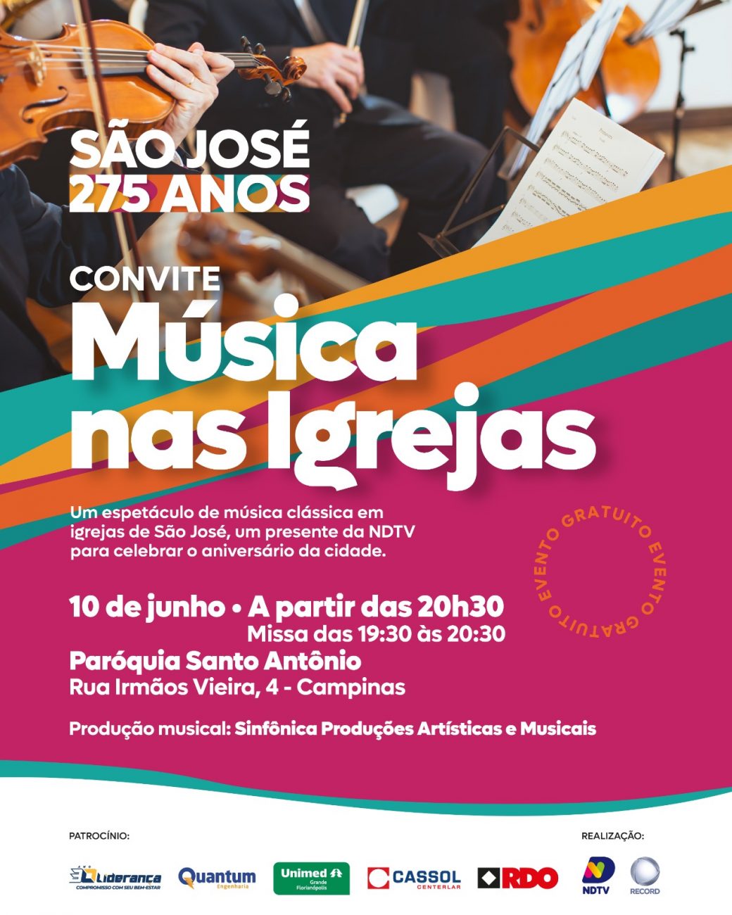 música nas Igrejas