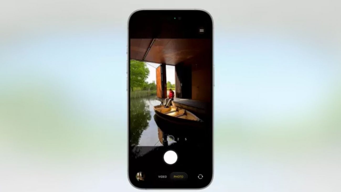 O novo visual da câmera do iOS 26