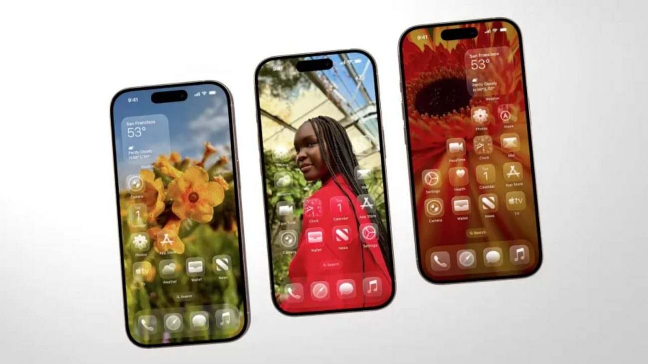 O novo visual do iPhone
