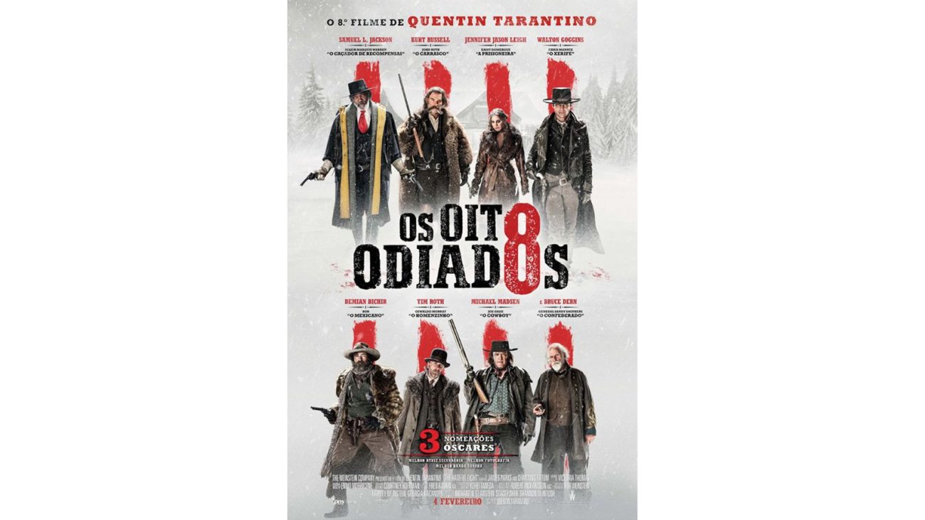 Os Oito Odiados aparece na lista dos melhores filmes do Quentin Tarantino - Reprodução/IMDb/ND