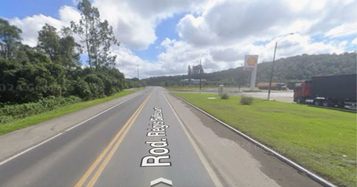 Funcionário foi atendido pela Arteris Planalto Sul - Reprodução/Google Maps/ND