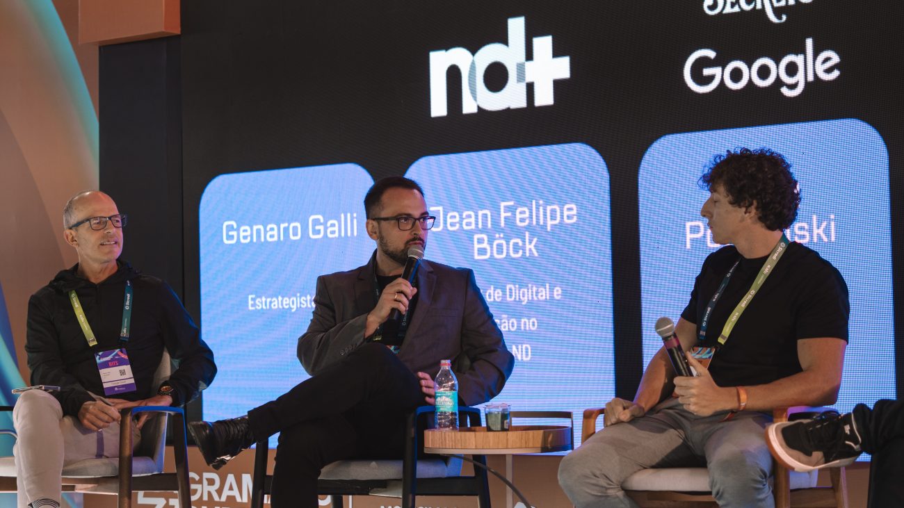 Painel com o Diretor Digital do Grupo ND, Jean Bock - Patrícia Costa/ND