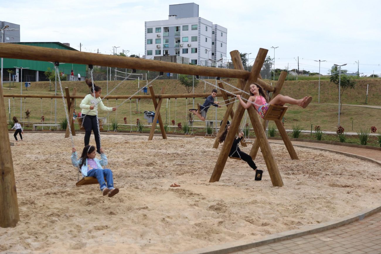 Parque Colina Verde, o recém inaugurado de Chapecó - PMC/Divulgação
