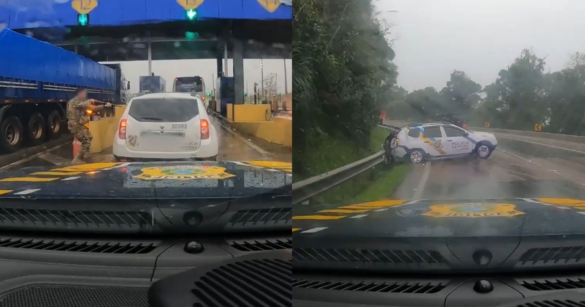 Viatura falsa da Polícia Científica do Paraná com 762 kg de drogas