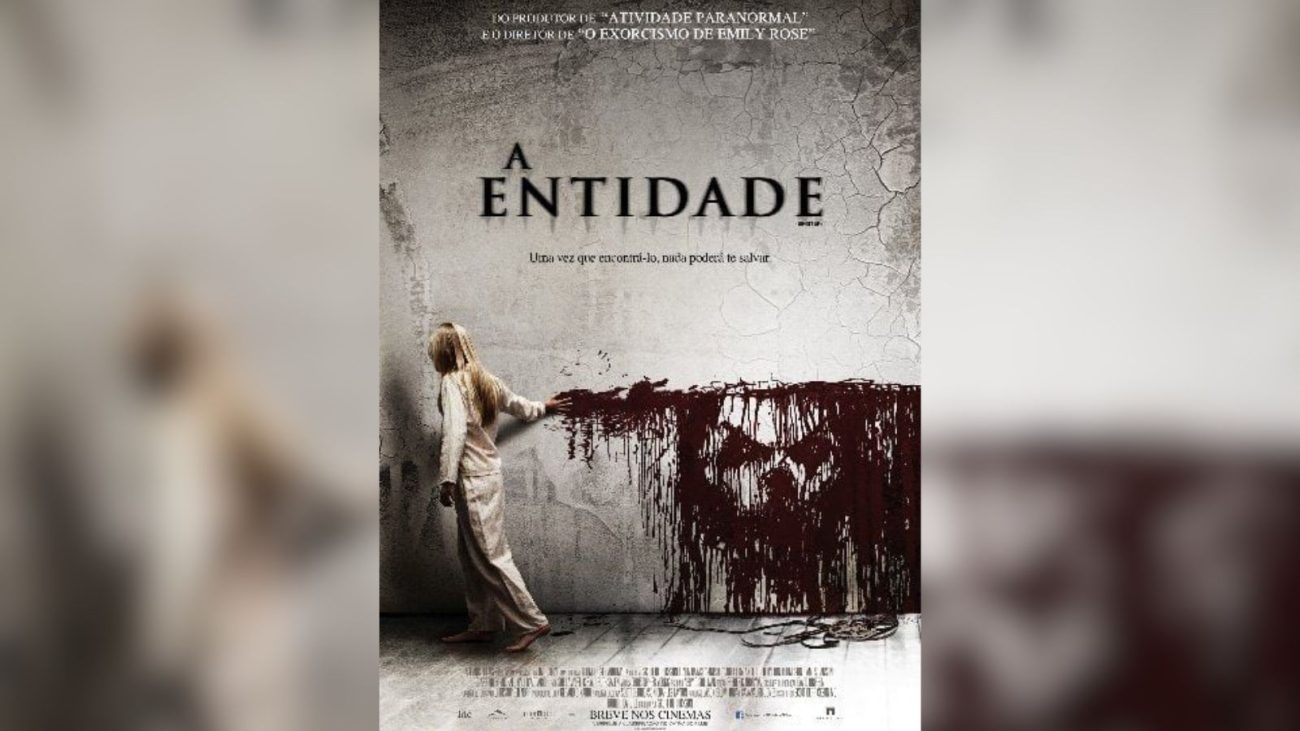 Pôster oficial de "A Entidade", o filme mais assustador do mundo
