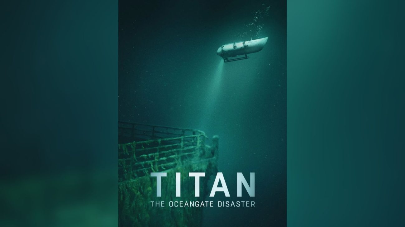 Pôster oficial do documentário "Titan: O Desastre da OceanGate"