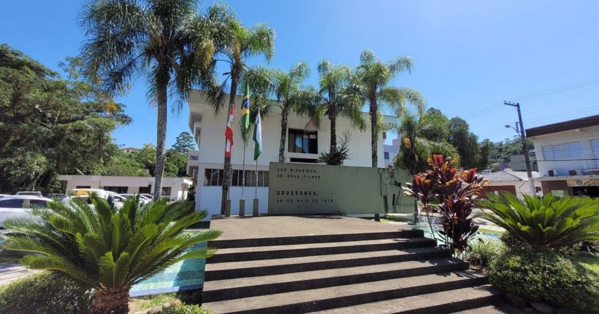Imagem da prefeitura de Urussanga, para fazer referência ao fato de que a cidade abriu um processo seletivo com 40 horas semanais 