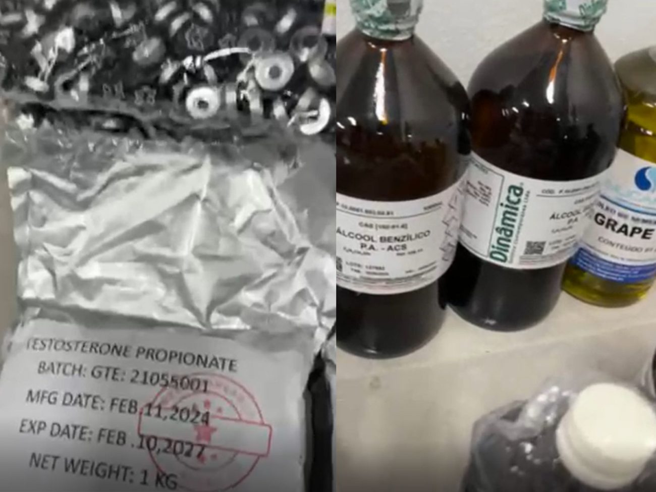 Operação fecha laboratório clandestino de anabolizantes em Rio do Sul 