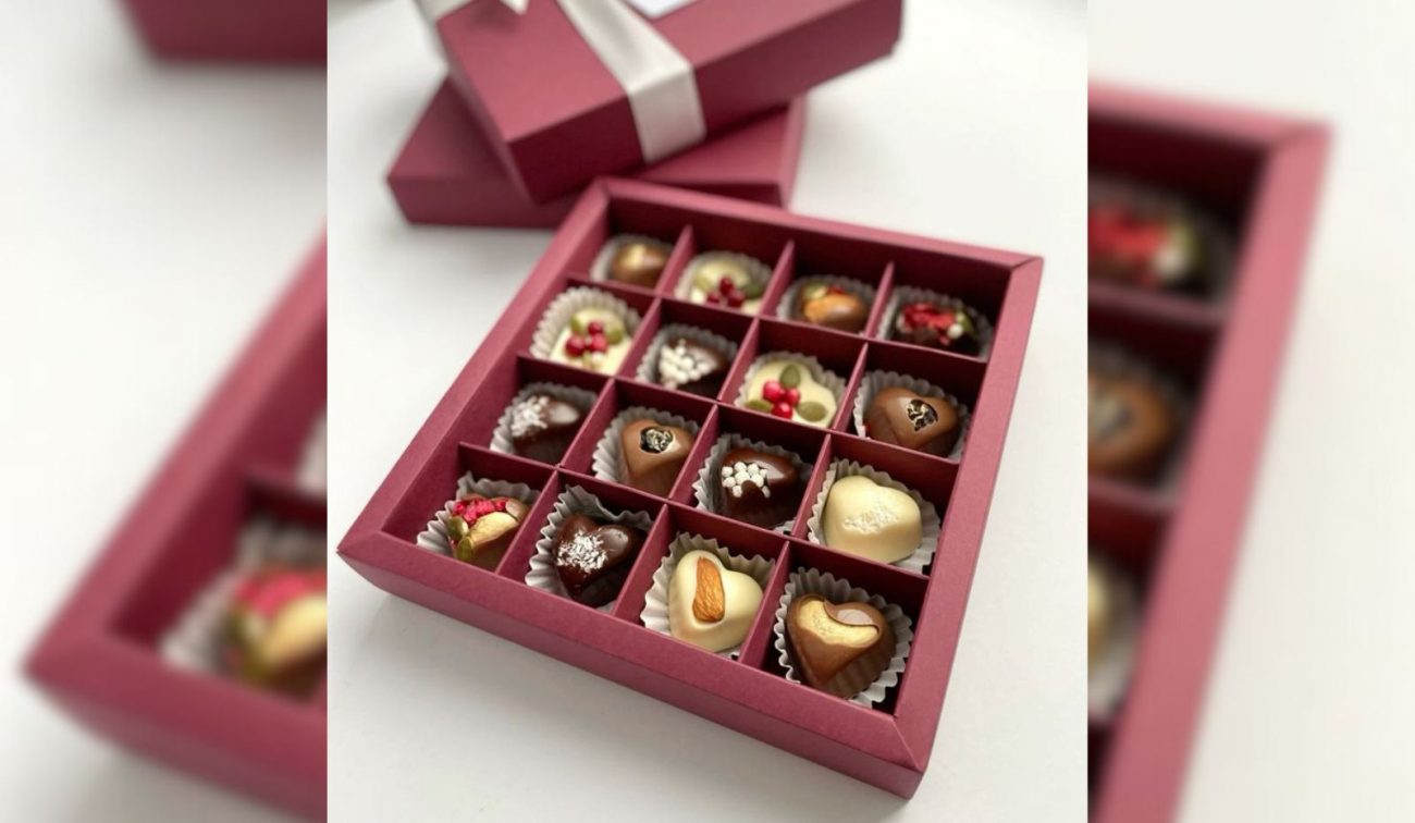 Caixa de bombons gourmet - Pinterest/ND