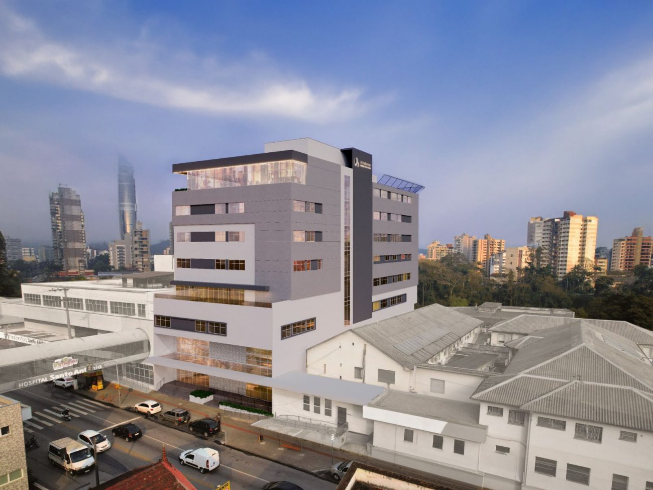 Com quase R$ 100 milhões em recursos, nova torre hospitalar em Blumenau terá 150 leitos