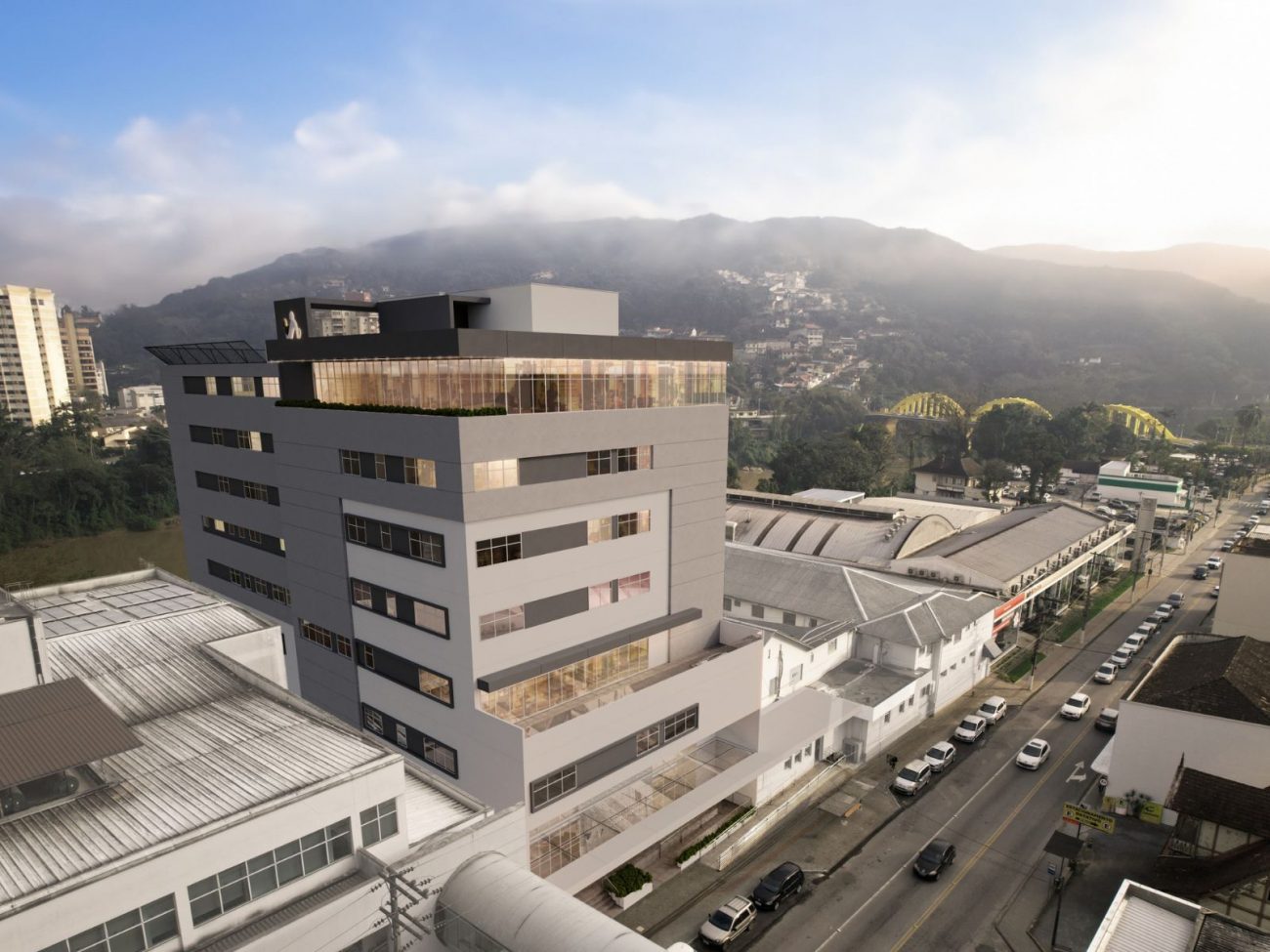 Com quase R$ 100 milh&otilde;es em recursos, nova torre hospitalar em Blumenau ter&aacute; 150 leitos – Foto: Divulga&ccedil;&atilde;o/SECOM/ND