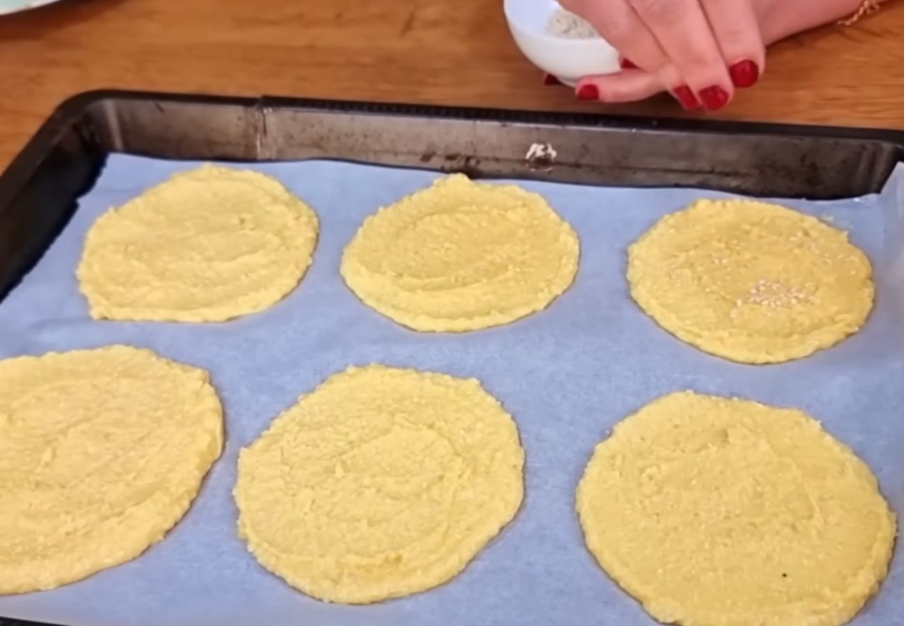Distância correta entre os pães na forma 