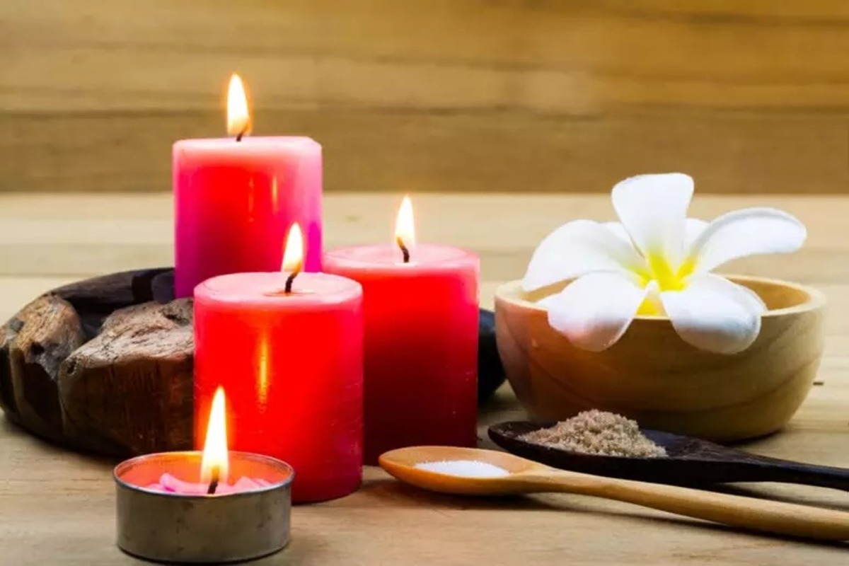 Velas vermelhas