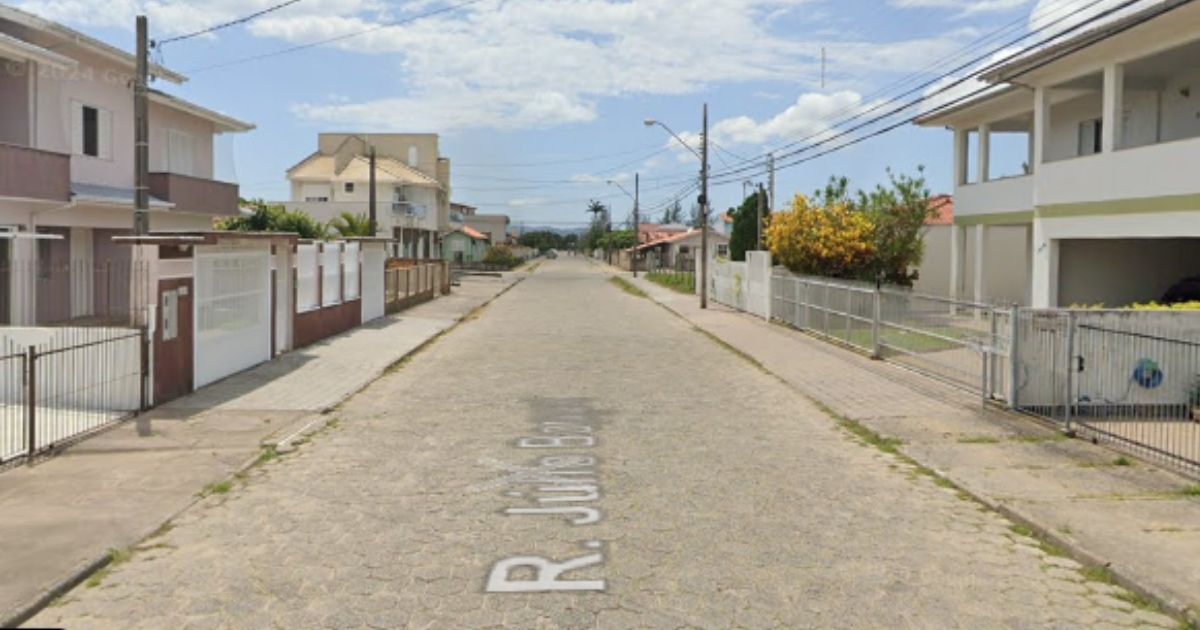 Rua Júlio Boppré, em Tubarão
