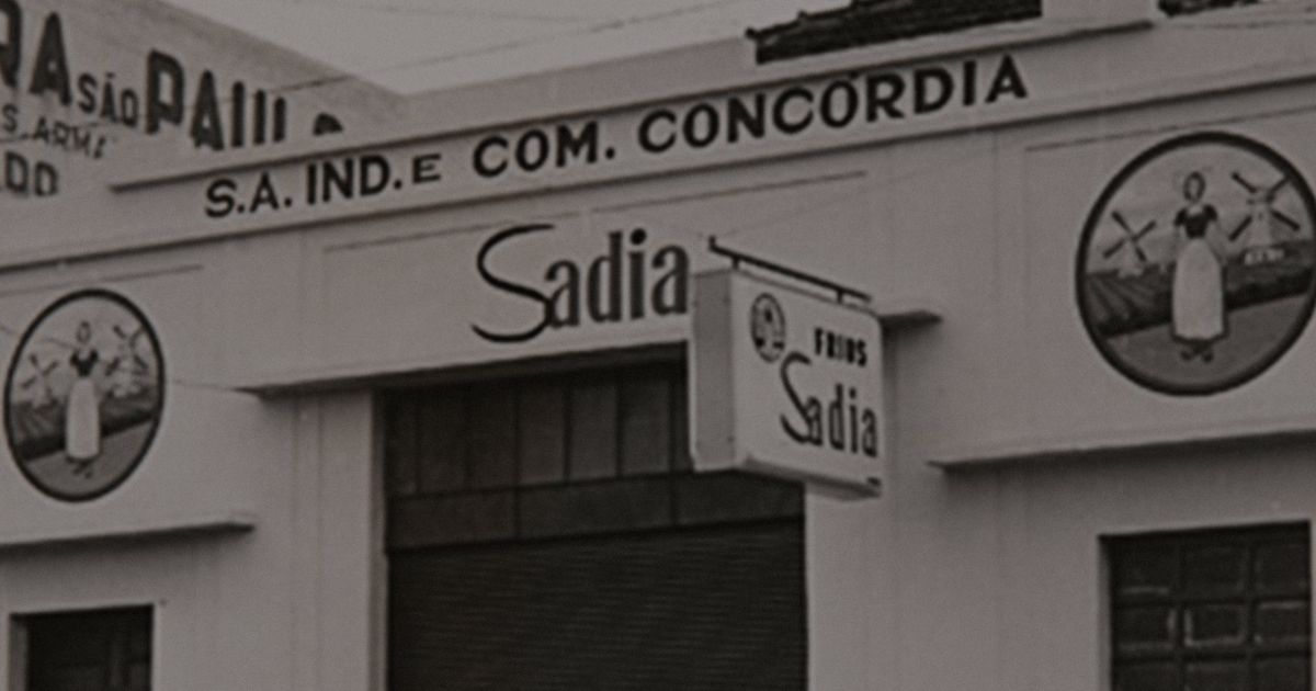 Fachada antiga da Sadia, uma das marcas de SC com destaque no ranking