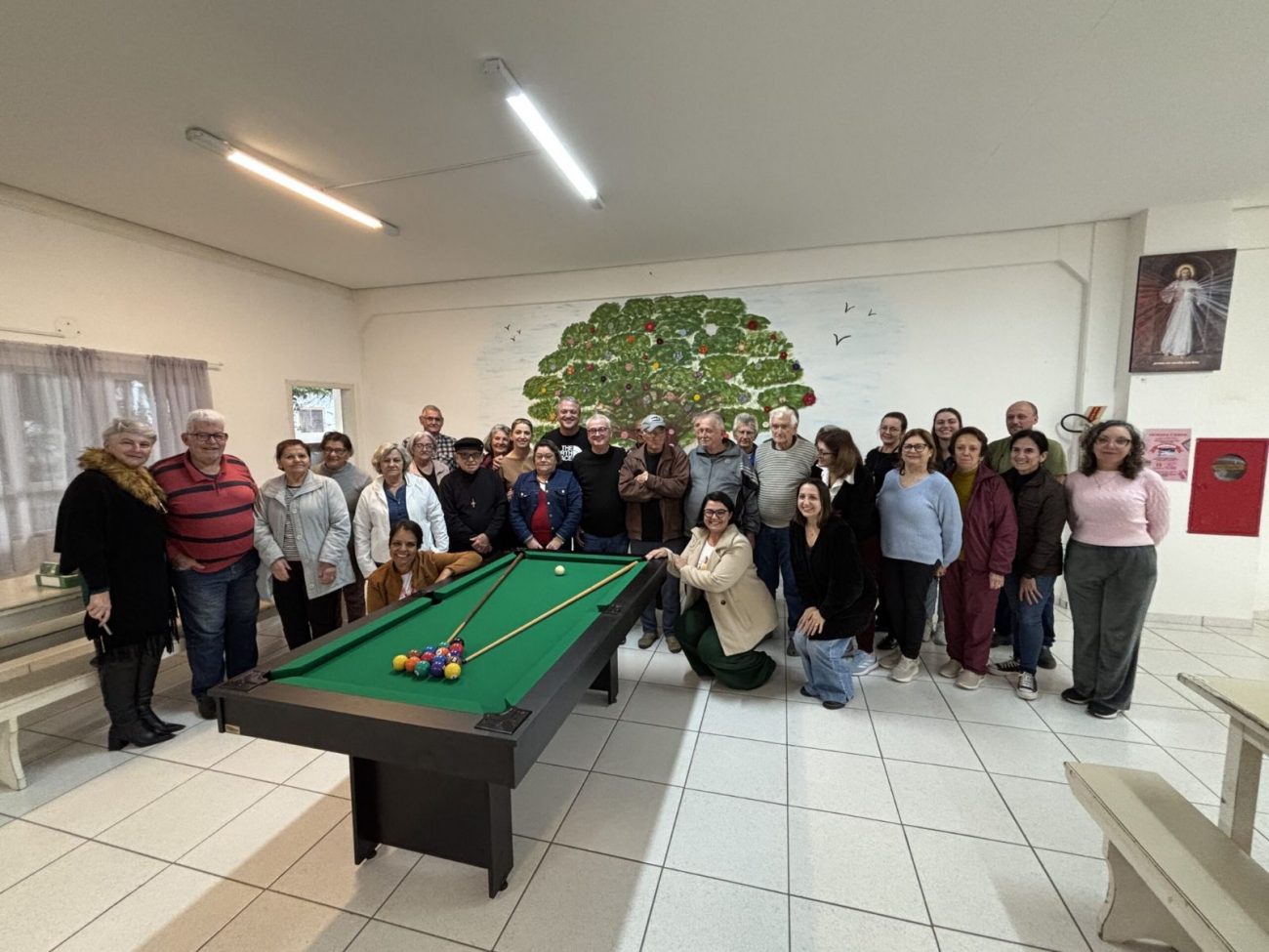 Sinuca para idosos entra para a rotina de moradores de centro de vivência de Gaspar - Foto: Divulgação/Prefeitura de Gaspar/ND - Divulgação/Prefeitura de Gaspar/ND