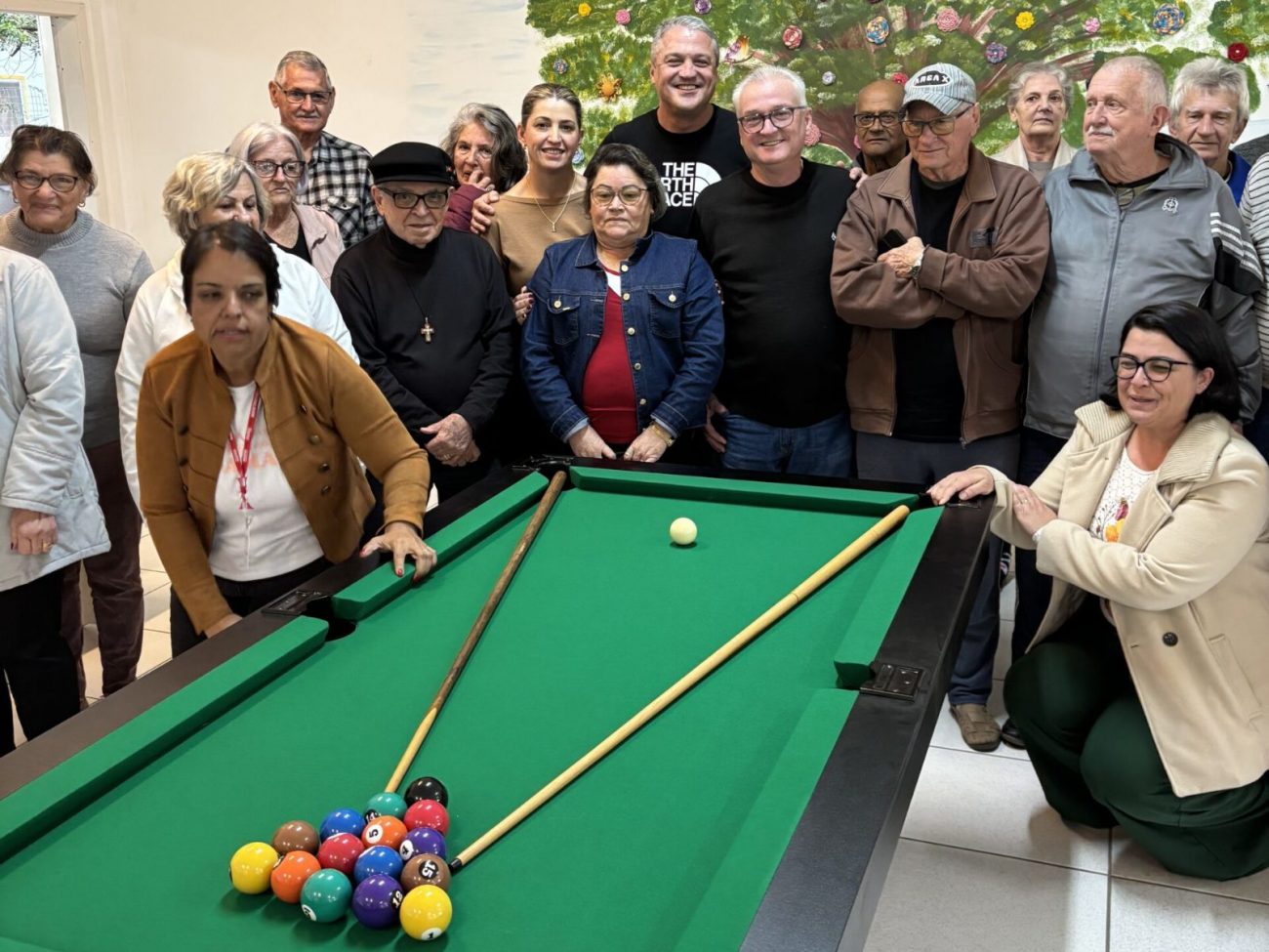 Sinuca para idosos entra para a rotina de moradores de centro de vivência de Gaspar - Foto: Divulgação/Prefeitura de Gaspar/ND - Divulgação/Prefeitura de Gaspar/ND