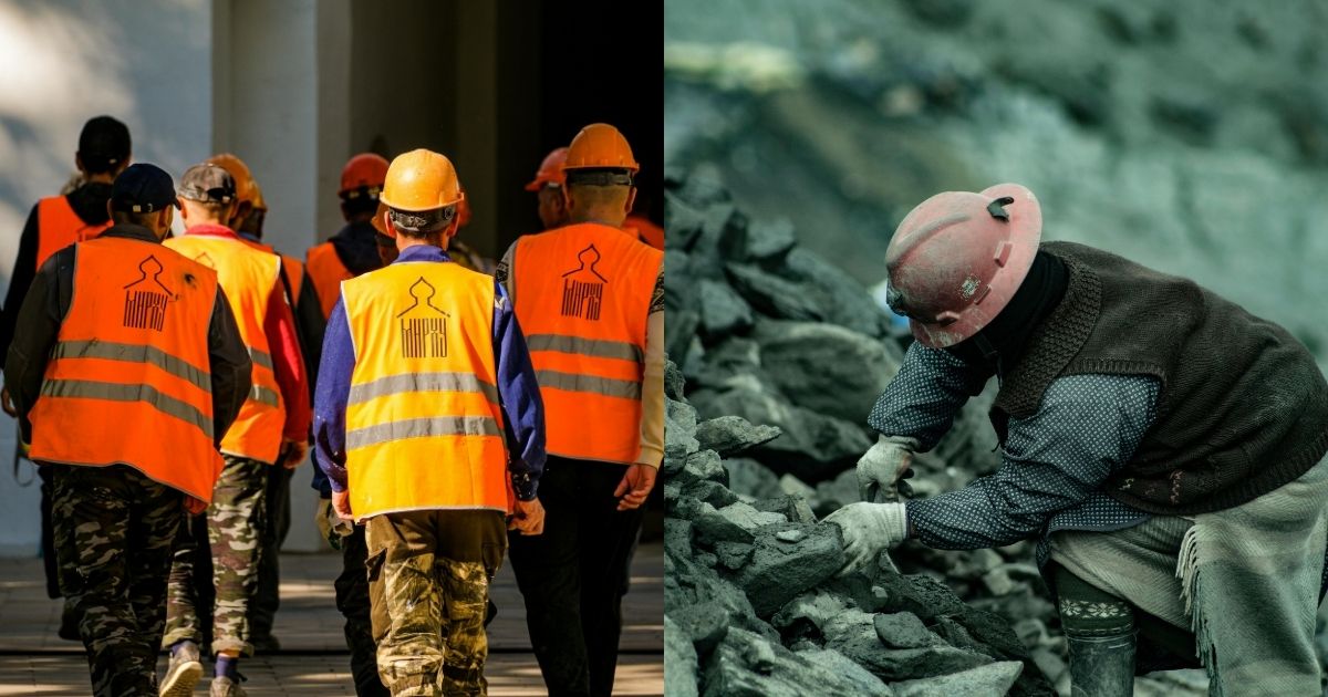 Imagem de trabalhadores de categorias diferentes, para fazer referência ao fato de que o sindicato criado é para todos os trabalhadores, independentemente da categoria do serviço