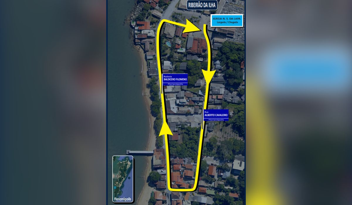 Alterações no trânsito de Florianópolis, no sul da ilha