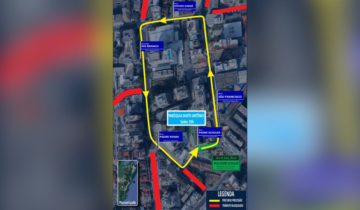 Alterações no trânsito de Florianópolis, no centro da cidade