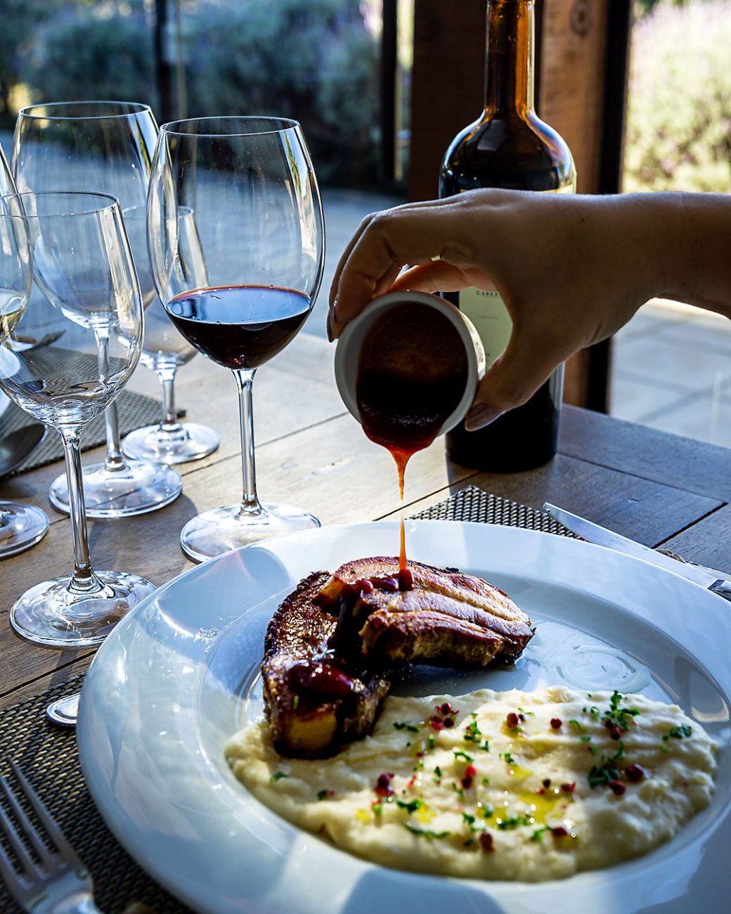 Um dos destaques da vinícola é o menu confiance harmonizado com os vinhos da casa - Vinícola Monte Agudo/Redes Sociais