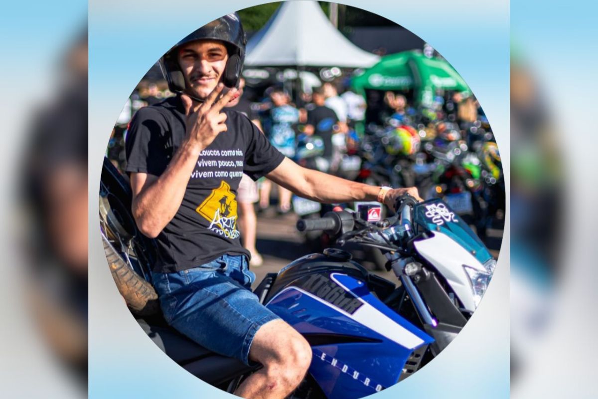 Leonardo morreu em um grave acidente em Palmitos – Foto: Internet/ND